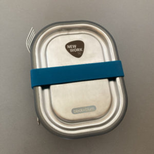 black+blum Edelstahl Lunchbox (600ml) mit Lasergravur